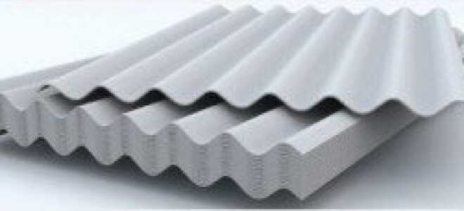 Шифер: размеры листа, ГОСТ, полезная площадь, 7 волнового, прямого материала