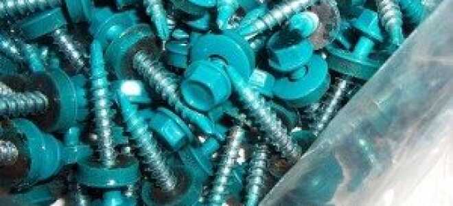 Саморезы для профнастила: сколько на лист, вес