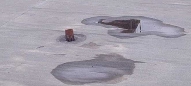 Уклон плоской кровли — разуклонка и минимальный угол (фото, видео)