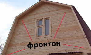 Как сделать фронтоны двухскатной крыши — устройство и обшивка (фото, видео, схемы)