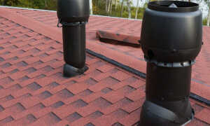 Вентиляция кровли: вентиляционный зазор утепленной вальмовой крыши из мягкой кровли, профнастила, подкровельное пространство скатных крыш, коньковая вентиляция