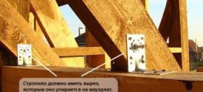 Крепление стропил, стропильной ноги, системы к стене: скользящий узел, уголки, пластины, болт, варианты, как крепить
