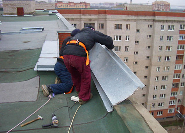 фартук парапета