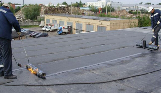 кровля крыши рубероидом
