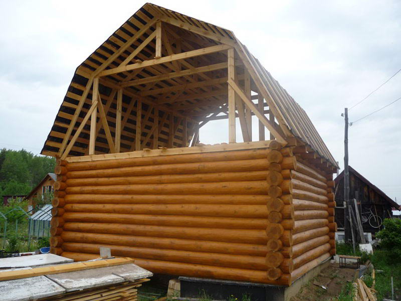 ломаная мансардная крыша